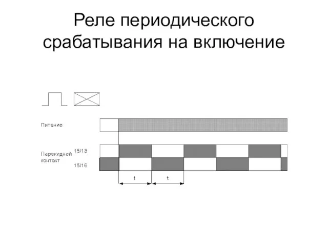 Реле периодического срабатывания на включение