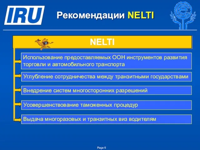 Page Рекомендации NELTI Внедрение систем многосторонних разрешений NELTI Использование предоставляемых ООН инструментов