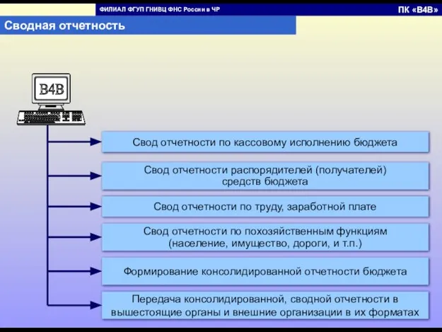 Свод отчетности по кассовому исполнению бюджета Свод отчетности распорядителей (получателей) средств бюджета