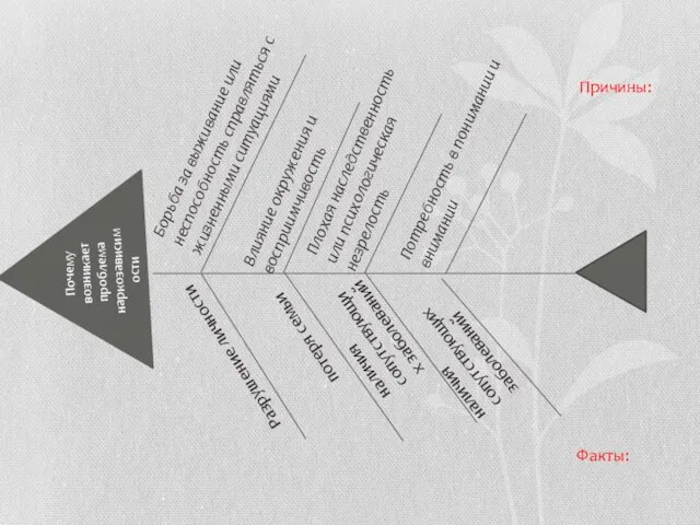 Причины: Почему возникает проблема наркозависимости Борьба за выживание или неспособность справляться с