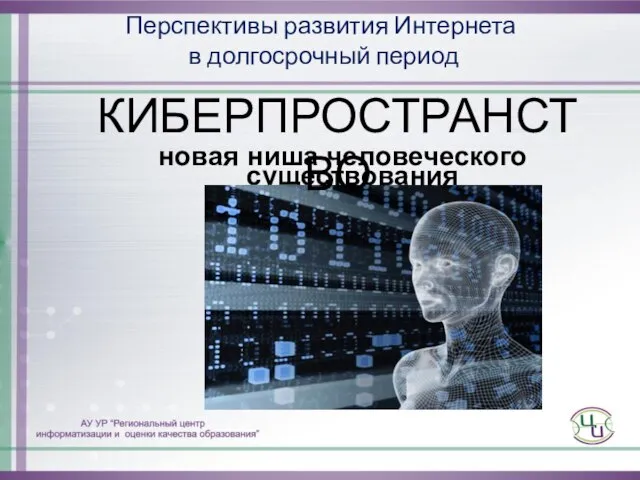 Перспективы развития Интернета в долгосрочный период новая ниша человеческого существования КИБЕРПРОСТРАНСТВО