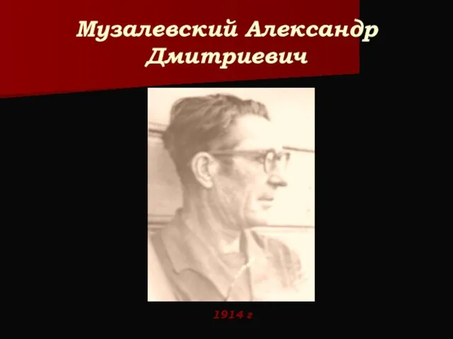 Музалевский Александр Дмитриевич 1914 г