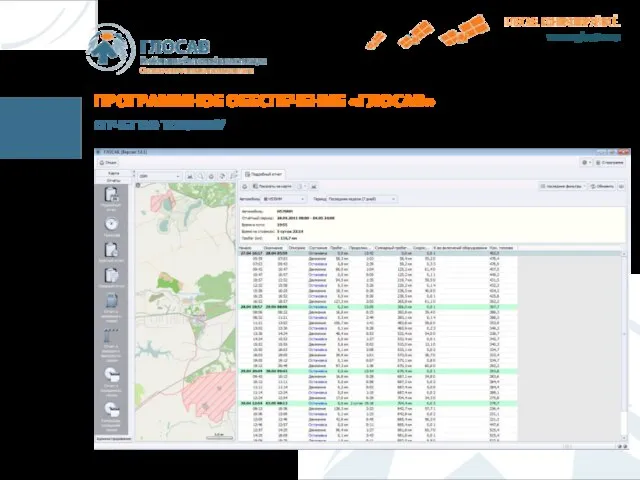 ОТЧЕТ ПО ТОПЛИВУ ПРОГРАММНОЕ ОБЕСПЕЧЕНИЕ «ГЛОСАВ»