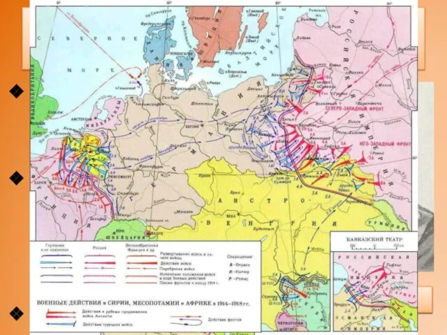 Восточный фронт. 1916г. Брусиловский прорыв (май) Франция обращается к России с просьбой