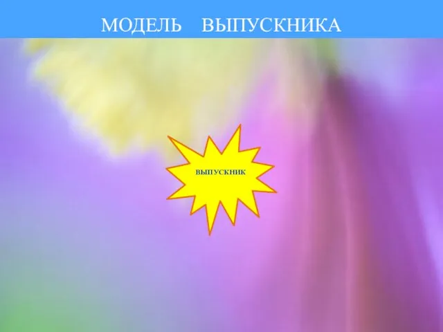 МОДЕЛЬ ВЫПУСКНИКА ВЫПУСКНИК