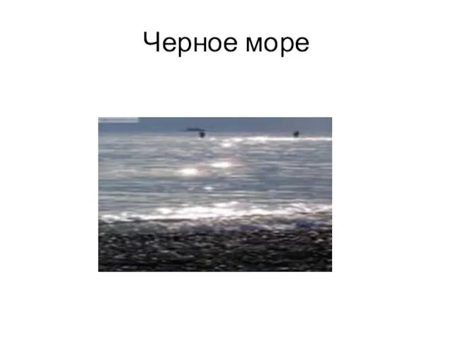 Черное море