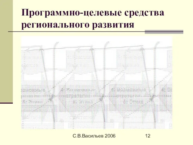 С.В.Васильев 2006 Программно-целевые средства регионального развития