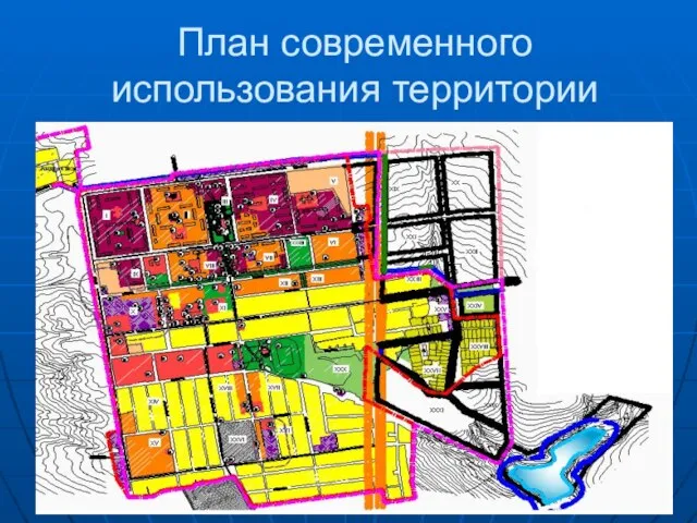 План современного использования территории