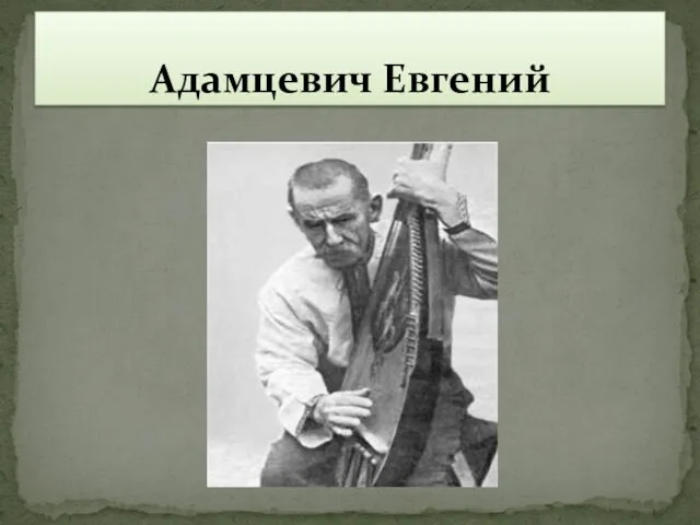 Адамцевич Евгений