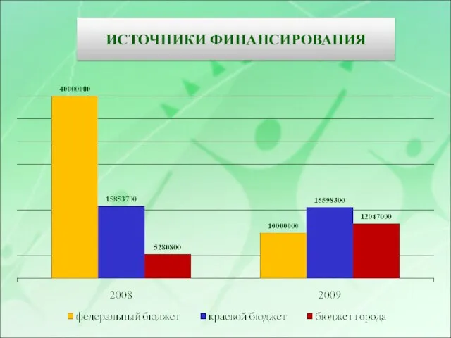 ИСТОЧНИКИ ФИНАНСИРОВАНИЯ