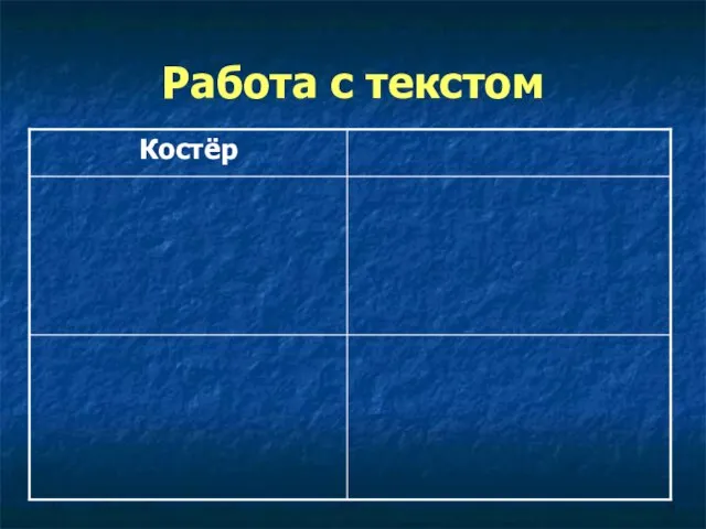 Работа с текстом