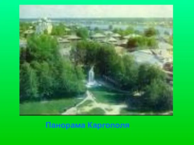 Панорама Каргополя