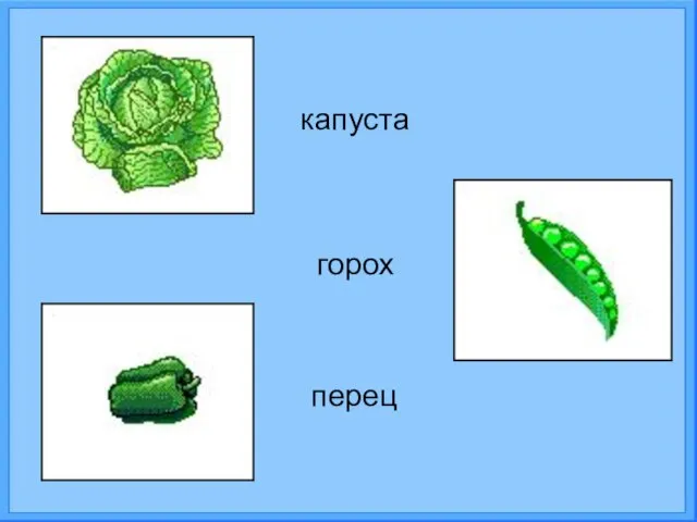 капуста перец горох