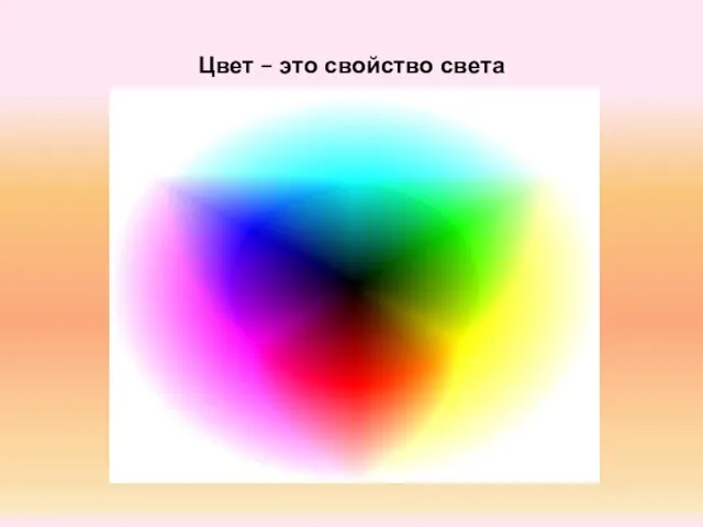 Цвет – это свойство света