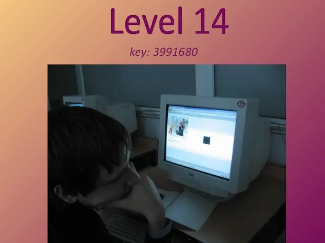 Level 14 key: 3991680