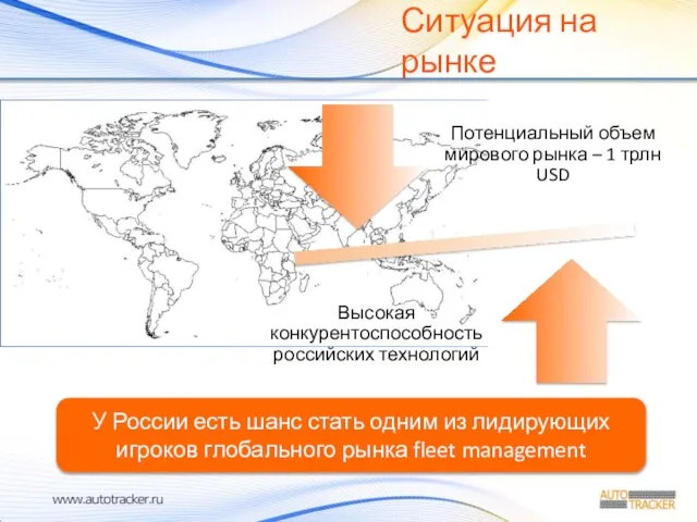 Ситуация на рынке У России есть шанс стать одним из лидирующих игроков глобального рынка fleet management