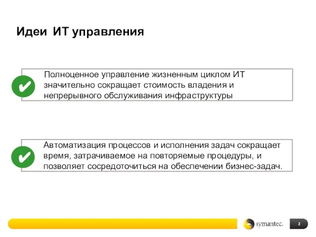 Идеи ИТ управления Автоматизация процессов и исполнения задач сокращает время, затрачиваемое на