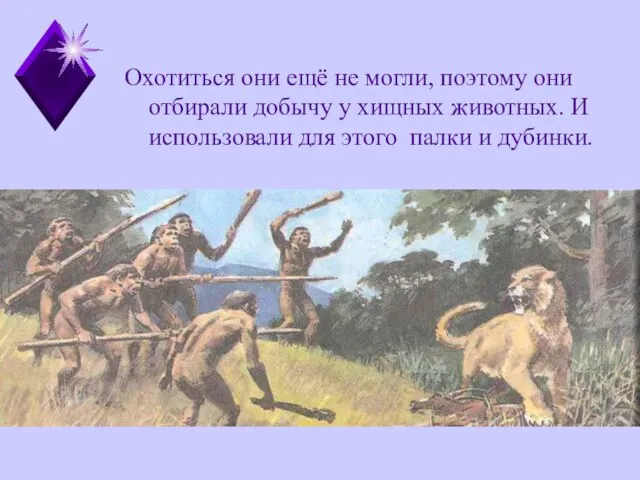 Медина Мекка Охотиться они ещё не могли, поэтому они отбирали добычу у