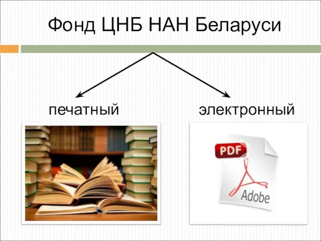 печатный электронный Фонд ЦНБ НАН Беларуси