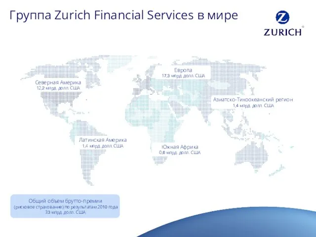 Группа Zurich Financial Services в мире