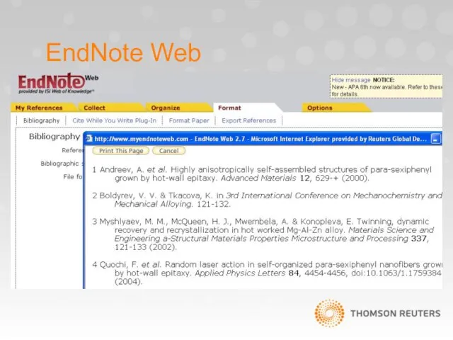 EndNote Web