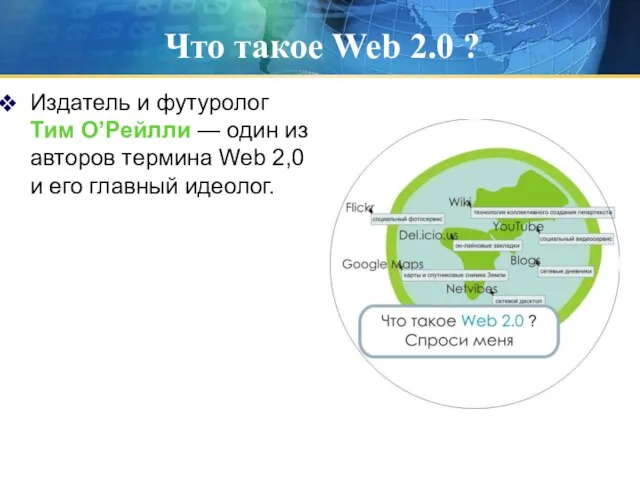 Что такое Web 2.0 ? Издатель и футуролог Тим О’Рейлли — один