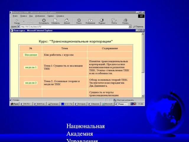 Национальная Академия Управления, IREX/ХПИ 2002