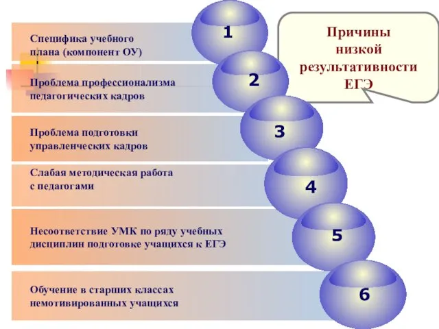 1 Специфика учебного плана (компонент ОУ) Проблема профессионализма педагогических кадров Проблема подготовки