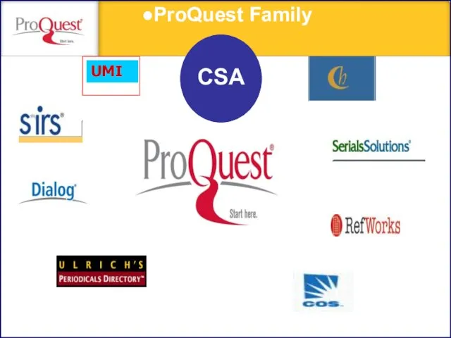 UMI ProQuest Family CSA