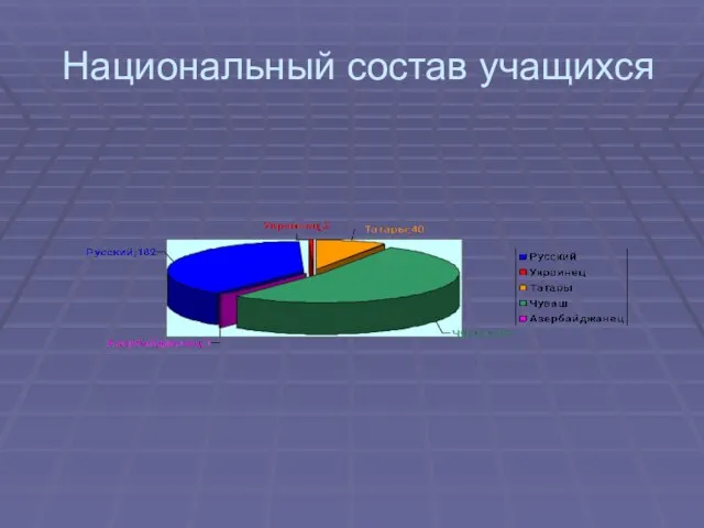 Национальный состав учащихся