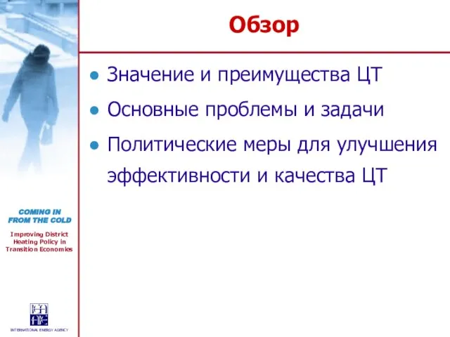 Обзор Значение и преимущества ЦТ Основные проблемы и задачи Политические меры для