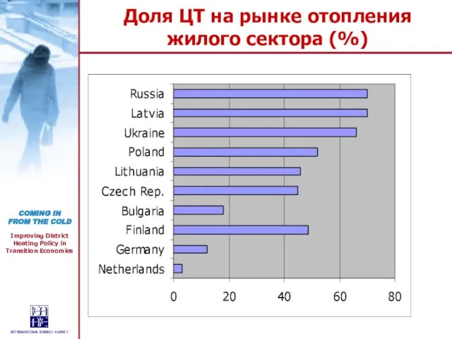 Доля ЦТ на рынке отопления жилого сектора (%)