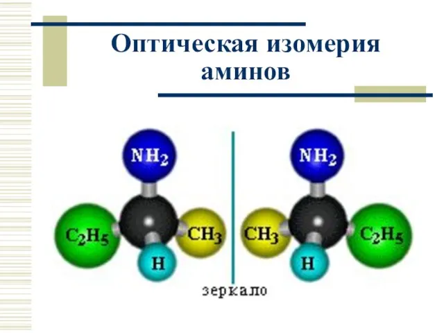 Оптическая изомерия аминов