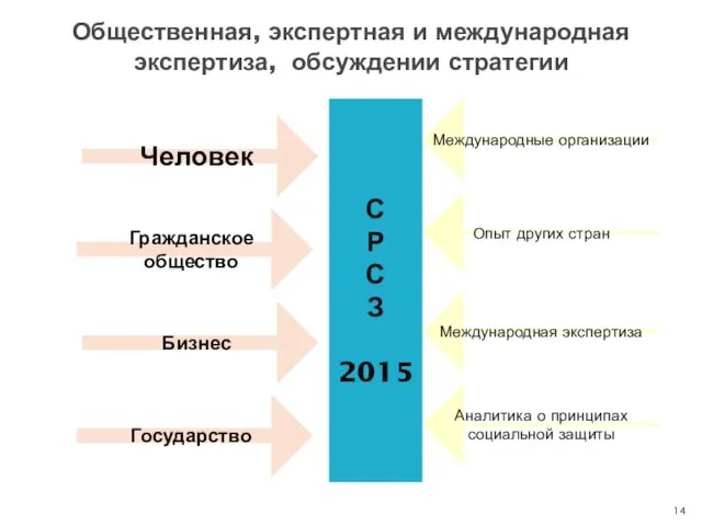 Общественная, экспертная и международная экспертиза, обсуждении стратегии С Р С З 2015