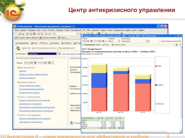 1С:Бухгалтерия 8 – новые возможности для эффективной и удобной работы Центр антикризисного управления