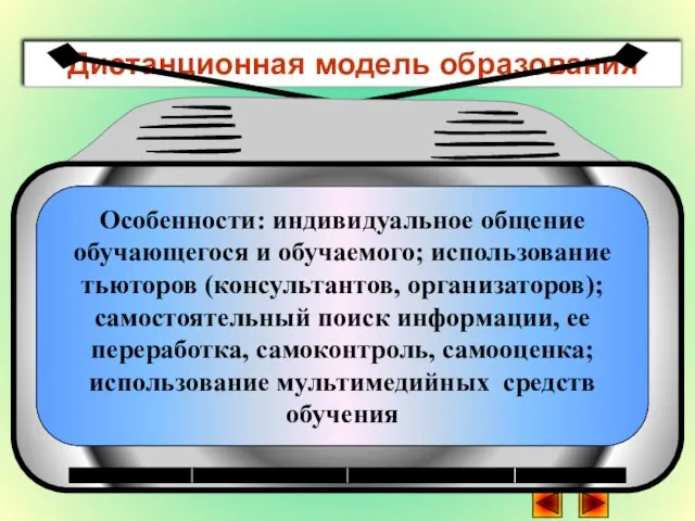 Дистанционная модель образования