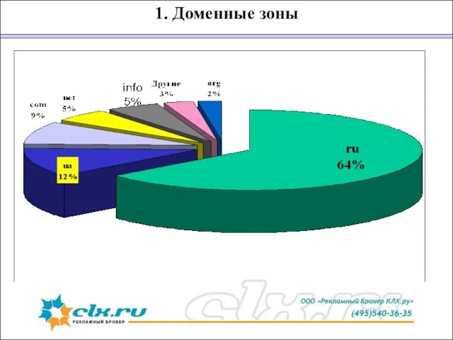 1. Доменные зоны