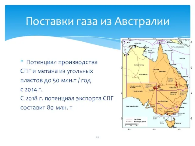 Потенциал производства СПГ и метана из угольных пластов до 50 млн.т /