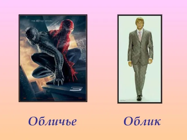 Облик Обличье