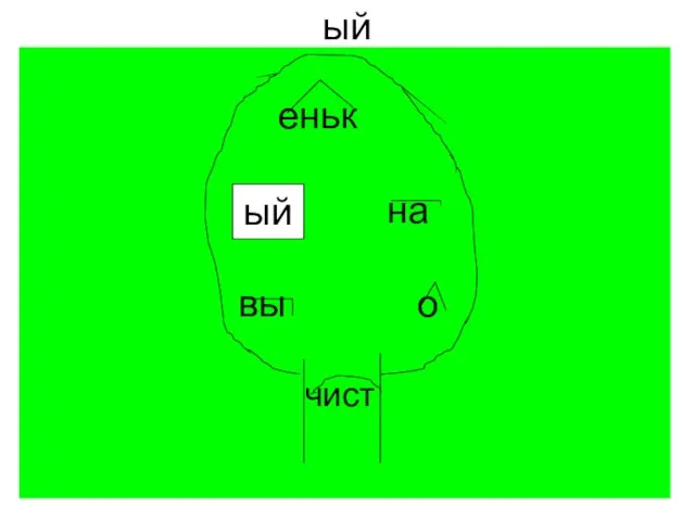 ый еньк ый на вы о чист ый