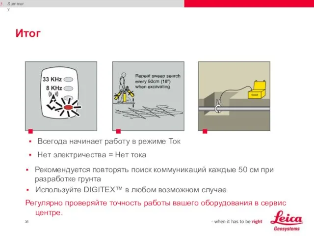 Итог Всегода начинает работу в режиме Ток Нет электричества = Нет тока