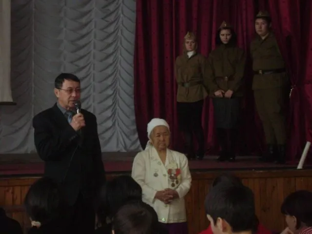 Встреча с вдовой ветерана Дуйсалиевой Тайвой Хусаиновной