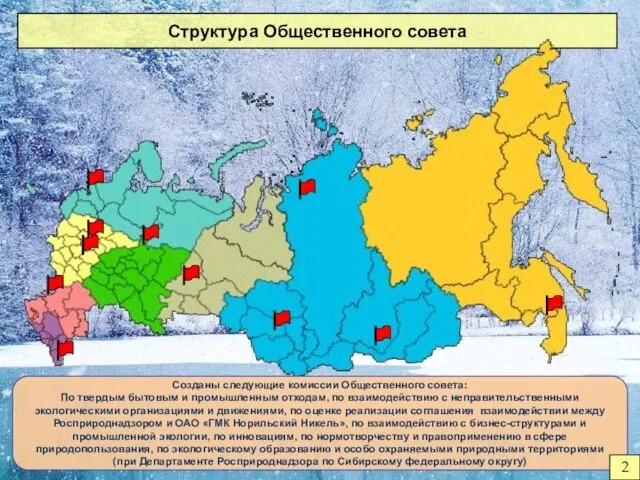 Структура Общественного совета Созданы следующие комиссии Общественного совета: По твердым бытовым и