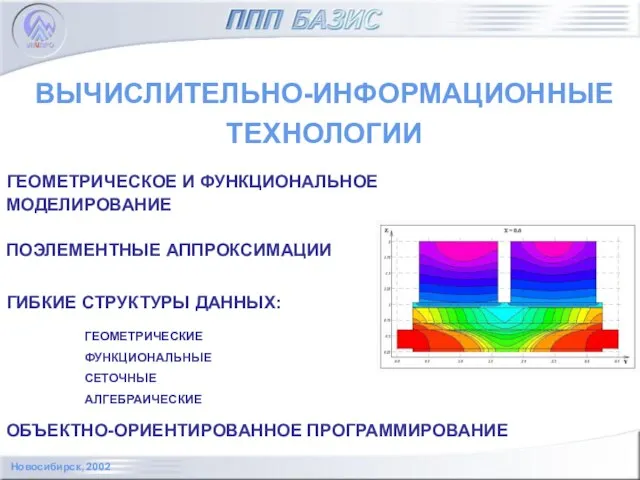 ГЕОМЕТРИЧЕСКОЕ И ФУНКЦИОНАЛЬНОЕ МОДЕЛИРОВАНИЕ ПОЭЛЕМЕНТНЫЕ АППРОКСИМАЦИИ ГИБКИЕ СТРУКТУРЫ ДАННЫХ: ОБЪЕКТНО-ОРИЕНТИРОВАННОЕ ПРОГРАММИРОВАНИЕ ВЫЧИСЛИТЕЛЬНО-ИНФОРМАЦИОННЫЕ