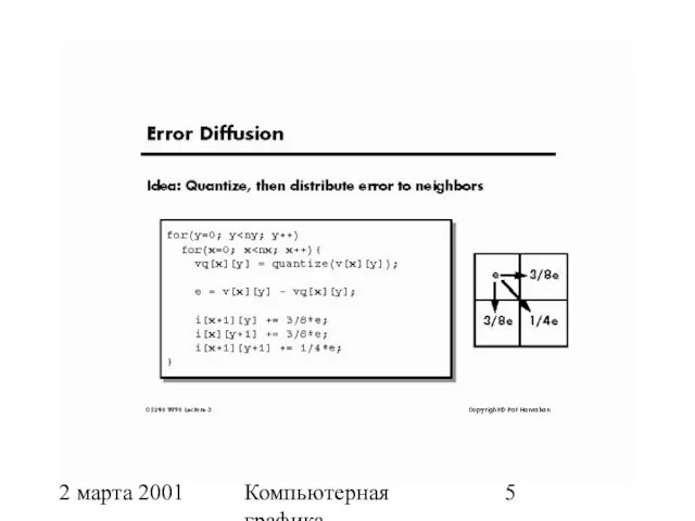 2 марта 2001 Компьютерная графика