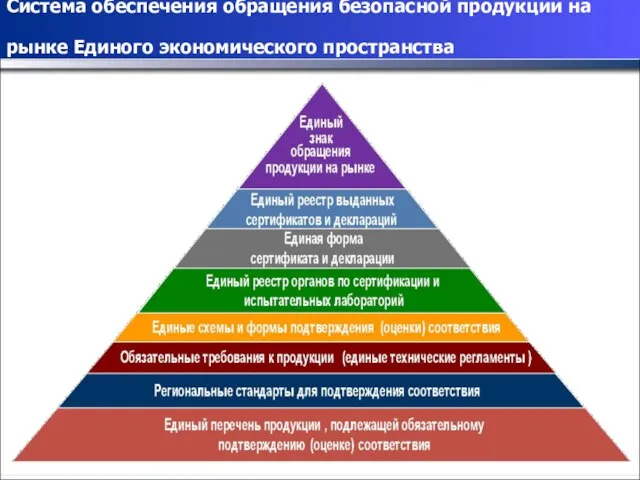 Система обеспечения обращения безопасной продукции на рынке Единого экономического пространства