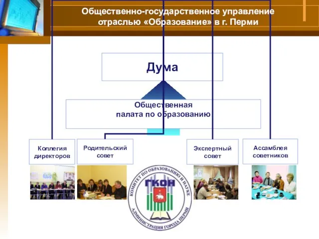 Общественно-государственное управление отраслью «Образование» в г. Перми