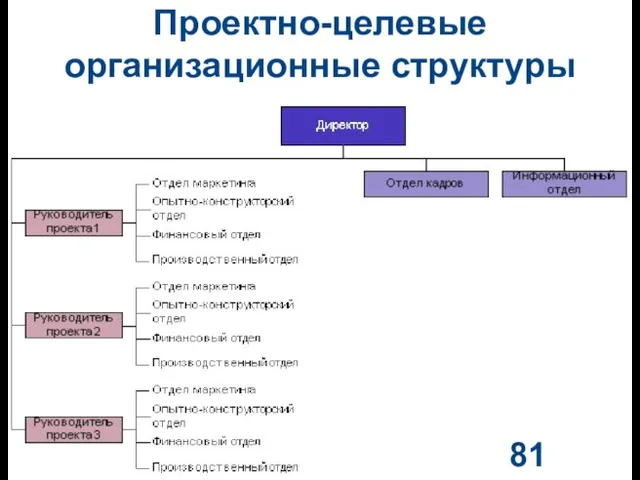 Проектно-целевые организационные структуры