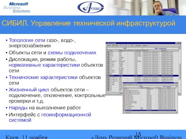 Киев, 11 ноября 2004 г. «День Решений Microsoft Business Solutions» СИБИЛ. Управление