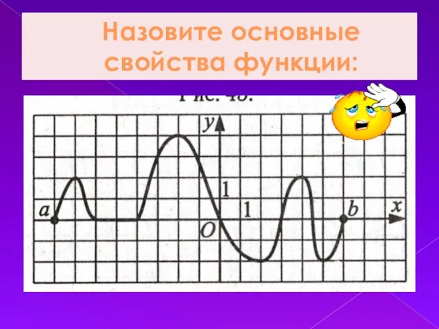 Назовите основные свойства функции: